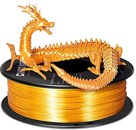 GIANTARM Silk PLA Filament 1.75mm, 3D Drucker Filament PLA 1kg Spule, Silk Gold