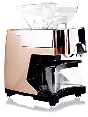 Mini machine à presser d'huile électrique automatique de presseur d'huile de soja pour usage domestique de soja (Champagne)