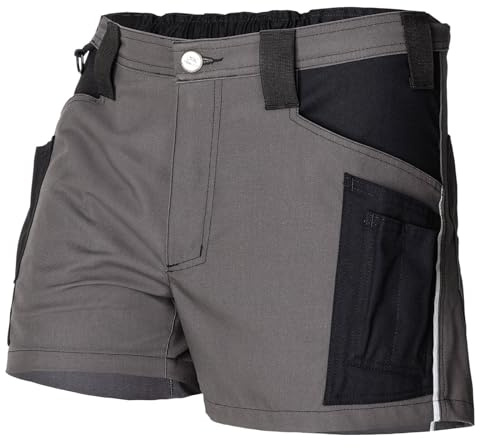 KÜBLER Workwear | KÜBLER ACTIVIQ Arbeitsshorts kurz | Anthrazit/Schwarz | Größe 44