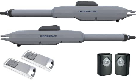 Chamberlain CHLA250EVC Drehtorantrieb - Kraftvoll & Leise - Smart-Home-Fähiger Flügeltorantrieb für Standard-Drehtore - Für Flügel bis 200 kg