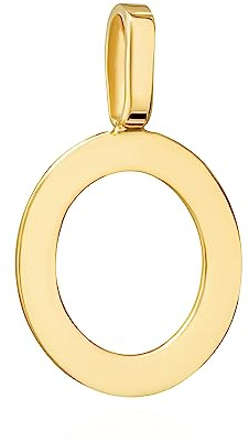 NKlaus Kettenanhänger Amulett aus 333 Gelbgold, 8 Karat, 21x4,2mm, 1 Stück | Öse innen 3,7x2,4mm; Gewicht ca. 0,73g