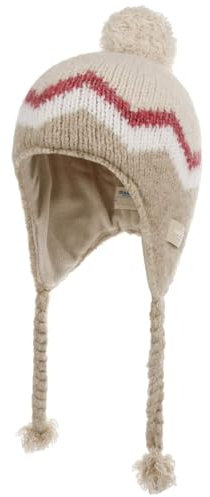 Barts Lotaya Kids Bommelmütze Strickmütze Kindermütze Kinder - mit Futter Winter Herbst-Winter - One Size beige