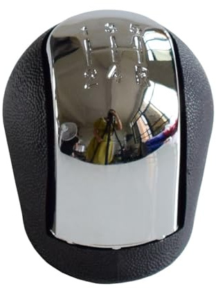 Schaltsack Für Opel Für Vectra B Für Corsa Für Astra Autohandbuch 5 6-Gang-Schaltknauf Handball Chrom Matt Silber Schaltknauf Schalthebel(5 R-Chrome)