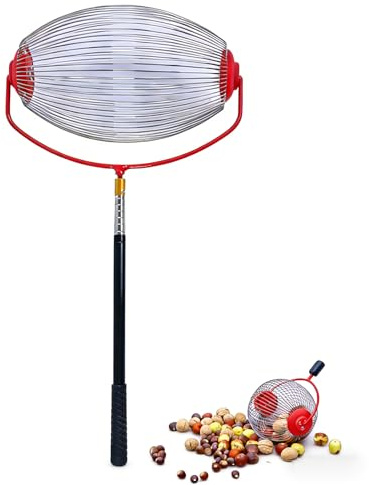 Cueilleur de Glands et Collecteur de Fruits en Acier Inoxydable Efficace pour Pommes et Noix
