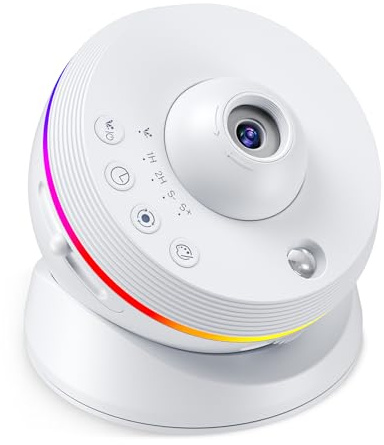 MINENICE Proiettore Stelle Soffitto, 4K HD 13 in 1, Ruotabile a 360°, Timer, Meteora Dinamica e 6 Modalità di Luce, Proiettore Cielo Stellato per Bambini e Adulti, Bianco