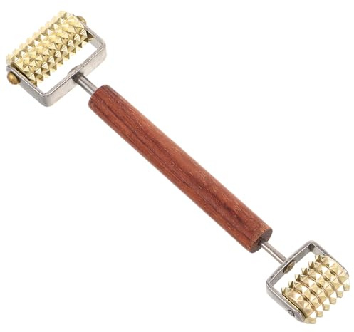 Cabilock Appareil de Massage Facial Multifonction Taille Compacte Rouleau en Bois Visage de V Femmes Soin Peau Maison Voyage