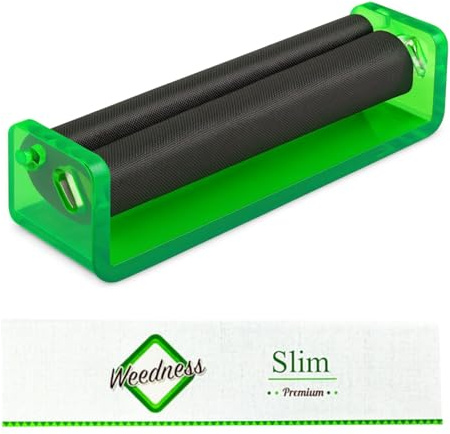 Weedness Joint Drehmaschine für King Size Paper 110 mm 2-teiliges Set - Konisch Rolling Machine Zigarettenroller Roller Long Zigaretten Rollmaschine Dreh Gerät Set