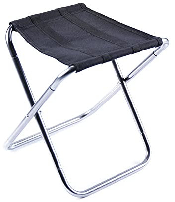 Valink Campinghocker, zusammenklappbarer, tragbarer Campinghocker, Mini-Leichtgewichtler, stabiler Klappstuhl für Erwachsene, Angeln, Wandern, mit Tragetasche