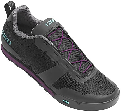 Giro Dam spårare W fastlace mountainbiking-sko, svart/throwback lila, 40 EU
