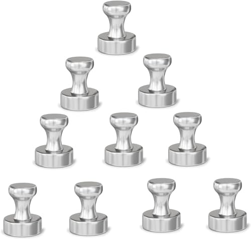 Realth Neodym Magnet 10 Stück 12mm x 16mm Kühlschrankmagnete Kegelmagnete für Magnettafel Kühlschrank Whiteboard Haus Küche Büro Schule(MW1210)