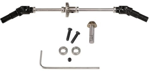 Folpus Arbre de pont d'engrenage d'essieu RC, pièces de rechange, remplace les pièces de véhicule accessoire, mise à niveau pour modèle de véhicule