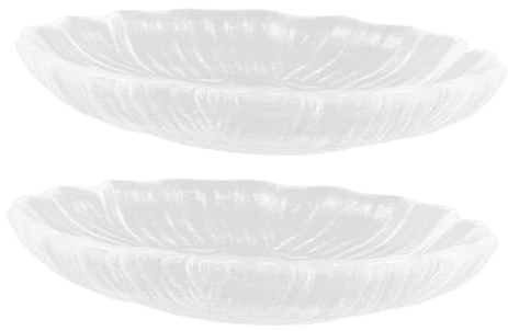 STOBAZA 2 piezas Posavasos de Vidrio Transparente para Tazas de Té Platillos Pequeños Resistentes Rayaduras Aislantes de Calor para Hogar y Restaurantes Reutilizable