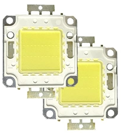 CBFMFVFROR 2pcs LED Bead 10W 20W 30W 50W 100W Integrated High Power Cob 6500K 3500K, Fit for Highbay Floodlights Street Lights(30W 30-36V,Warm White)