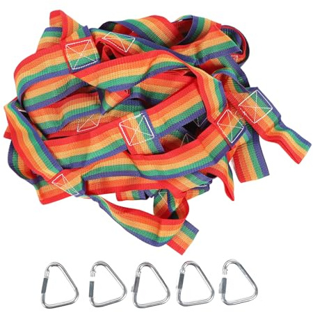 CEMTUKLBP Filet de grimpe pour Enfants de 57 x 72 Pouces, échelle en Corde pour Jeux en Plein air, Filet d’Escalade en Fibre de polypropylène à Haute capacité de Charge avec Cadre en Fer,