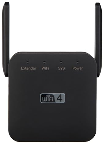 NetBoost WiFi Booster WiFi Extender Booster Repeater, 4500sq.ft 45 Devices, Internet Signal Booster, Ethernet, UK Plug