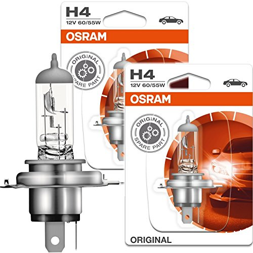 2x OSRAM Halogenlampe H4 ORIGINAL LINE 12V 60/55W P43t 64193-01B