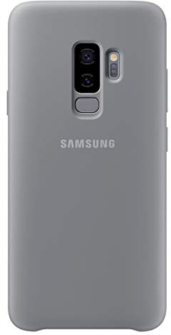 Samsung Silicone Qi Charging Compatible Cover Case for Galaxy S9 Plus - Grey,EF-PG965TJEGWW
