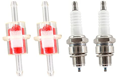 AISEN 2x Zündkerze & Benzinfilter für Simson S50 S51 S70 S53 S83 SR50 SR80 Schwalbe KR51/1 KR51/2 SR4-2 SR4-3 SR4-4