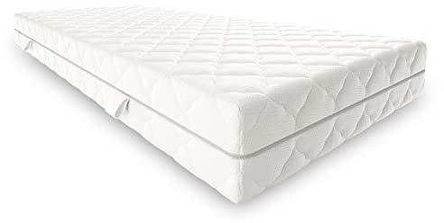 Mister Sandman Matratze 140x200, Taschenfederkernmatratze, Rollmatratze mit 7 Zonen Taschenfederkern, Matratze atmungsaktiv, H3 H2 21 cm hoch, 512 Federn, Federkernmatratze für Jede Schlafposition