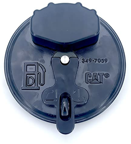 CAT 349-7059 Tank-Entlüftungsdeckel – Ersatz-Tankdeckel für LP-Gastank – langlebiges, wetterbeständiges schwarzes Modell mit 4-Mikron-Filtration und belüftetem metallischem Außenmaterial