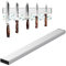 Nutabevr 30cm Barra Magnética para Cuchillos, Soporte Magnético Cuchillos con Autoadhesivo, Acero inoxidable Cuchillero magnético puede sin taladrar, para cuchillos de cocina,espátulas,tijeras
