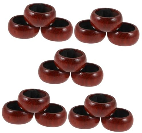 PRETYZOOM 5sets Elegant Wine Bottle Drip Stopper Collar Wine Drip Ring Accessory for Red 3pcs*5