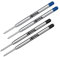 Rotring Tikky Kugelschreibermine, Schwarz (M) und Blau (M), 4 Stück