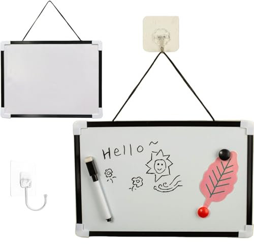 Magnetisches Whiteboard,Weiß Magnetisch Tafel,Magnetisches Mini Whiteboard,Trocken Abwischbar Magnettafel, Magnettafel Magnetwand,Wiederbeschreibbar Weißtafel