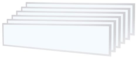 Ledvion 6er Set LED Panel 120x30cm 36W 6500K UGR <22 Rechteckig | Flimmerfreies, gleichmäßiges Arbeitslicht für Rasterdecken in Büro, Schule, Praxis, Werkstatt oder Gewerbe