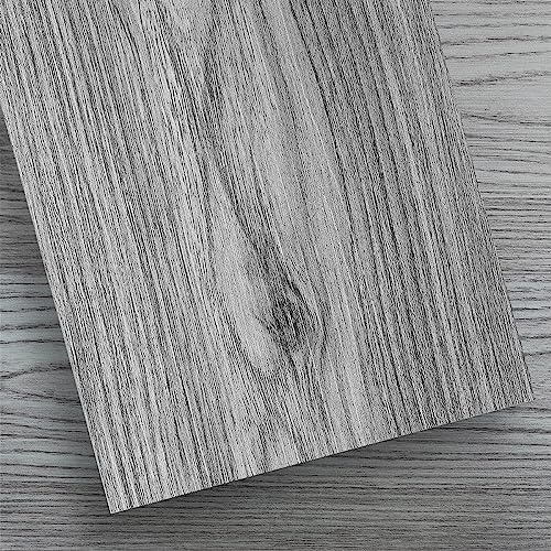 TIBBERS Suelo Vinílico Autoadhesivo, 72 Lamas de 15 x 91 cm (10,02 m²), PVC Impermeable y Recortable, Alta Adherencia, Imitación Madera, SMD006