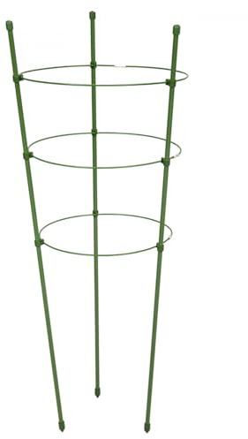 pokm toolsmarket - 60cm Rankhilfe Gurkenturm für Pflanzen – Stützringe – Pflanzstütze für Tomaten, Gurken, Kletterpflanzen – Robuster Pflanzenkäfig & Spalier