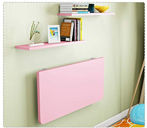 Kiaoeiuyti An der Wand montierter schwimmender Klapptisch, Küchen-Esstisch, Computertisch, Tragkraft: 60 kg, Drop-Leaf-Holztisch, PC, Verschiedene Größen Interesting Life
