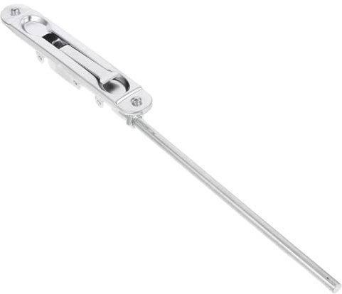 GALPADA Chiavistello Incasso in Acciaio Inox per Porte Antintrusione Doppia Superiore e Inferiore Serratura Scorrevole Nascosta per Porte in Composite Facile Installazione e Uso Versatile