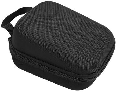 CHICIRIS Svart Eva Nylon Hard Shell Storage Case med Bärbart Handtag och Sammetfoder för Reseorganisation, Kompakt Väska för Tillbehör