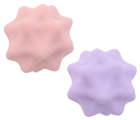 Milisten 2stücke Multifunktionale Faszienbälle Mit Noppen Für Fußmassage Und Muskelentspannung Harte Massagebälle Aus Hochelastischem Material Für Triggerpunkt-therapie Und Verbesserte Durc