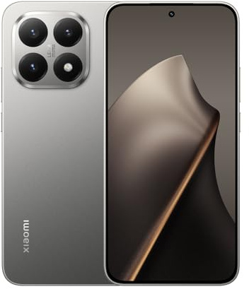 XIAOMI 15T 5G Smartphone 12 + 512GB, Schermo da 6,83, 120Hz, Protezione degli Occhi, 5500 mAh di Lunga Durata, Dimensity 8400-Ultra, NFC, IP68, Grigio