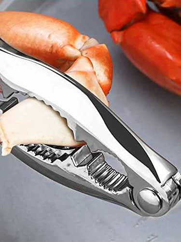 Pince de cuisson, pince à crabe en acier inoxydable