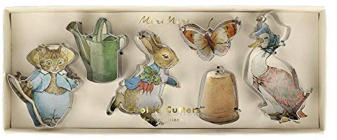 Meri Meri Peter Rabbit and Friends Mini Cookie Cutters x 6