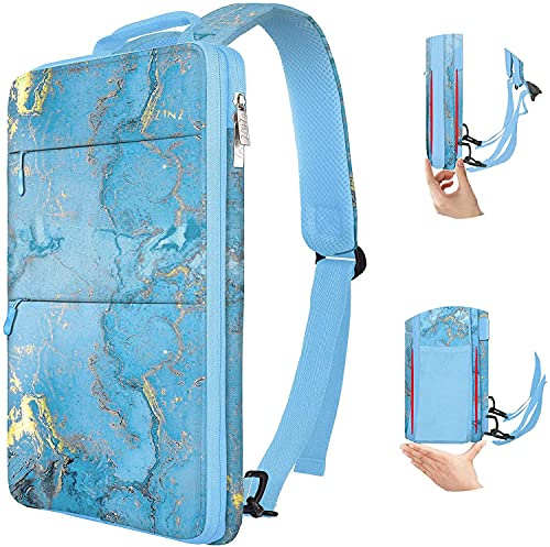 ZINZ Slim & Expandable Laptop Backpack 15 15.6 16 Inch Case, Water Resistant Travel Backpack Compatible with MacBook Pro/Neo 16 15, Dell XPS 15 16 and Most 15 15.6 16 Notebooks,B01M01