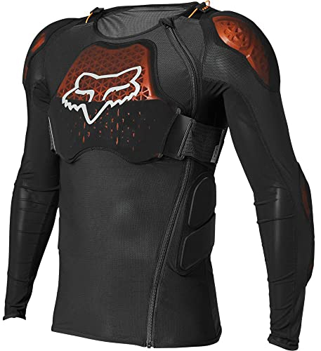 Fox Racing Baseframe Pro D3O Jacket – Veste de Protection Motocross – Veste de Protection D3O – Vêtement de Protection Respirant – Ajustement Ergonomique – Protection certifiée CE – Noir, Taille: L
