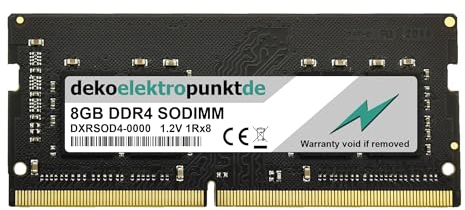 dekoelektropunktde 8GB RAM Speicher passend für QNAP TVS-673e-4G DDR4 SO-DIMM PC4