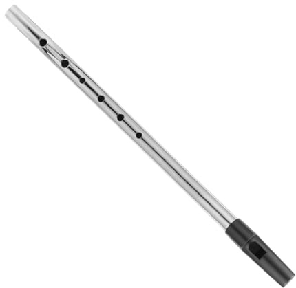 FUNOMOCYA Sopranblockflöte Für Erwachsene Robustes Flöteninstrument Aus Metall Leicht Und Tragbar Für Anfänger Und Übung Tonart d
