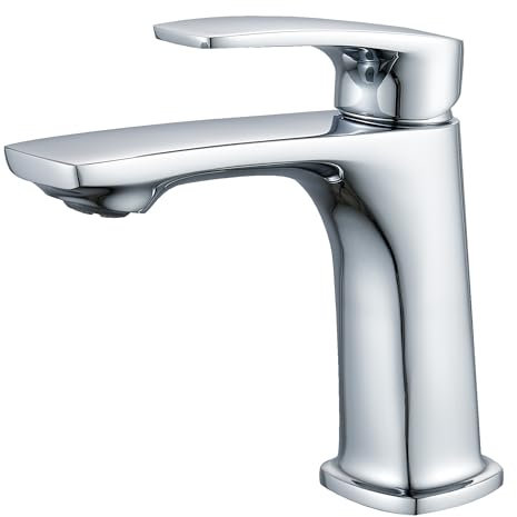 BELZ Bathroom Mixer Tap Basin Brass Faucets Hot and Cold Mixer Modern Bathroom Taps Chrome