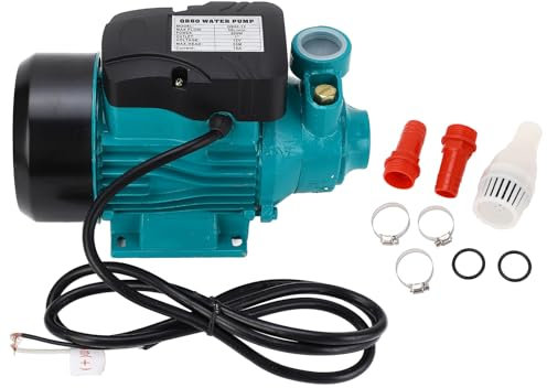 Elettropompa Acqua Trasferimento, Pompa Solare Acqua 12v 24v, Pompa Autoadescante 35 L/min 25 M, Elettropompa Solare Silenziosa per Irrigazione Pozzi Poco Profondi Trasferimento