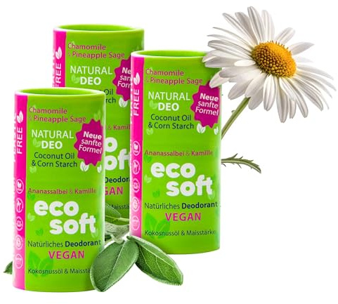 Deo Stick für Teenager – natürliches Deo ohne Aluminium, sanft zur Haut, wirksam gegen Schweiß, für Mädchen & Jungen, Herbal Garden, (3)