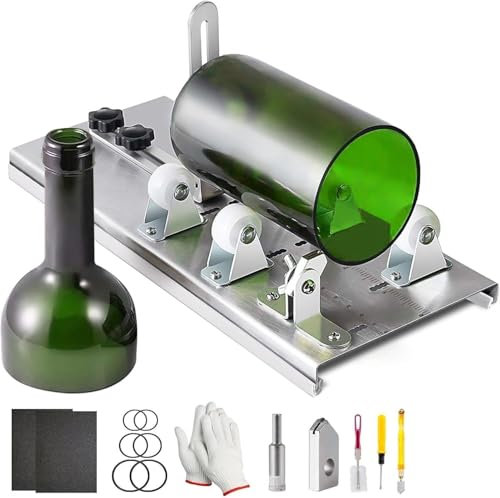 Kit tagliavetro multifunzionale, tagliabottiglie di vetro, tagliabottiglie di vino e birra for birra, vino, champagne