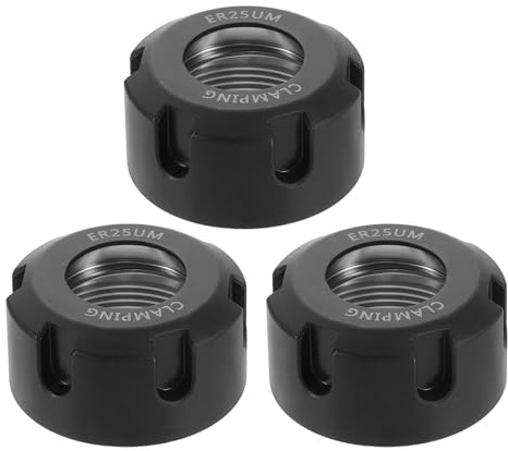 QUARKZMAN 3pcs Dado Di Serraggio ER25UM(M32 Dadi Di Serraggio Per Mandrino | CNC Fresatrice Tornio