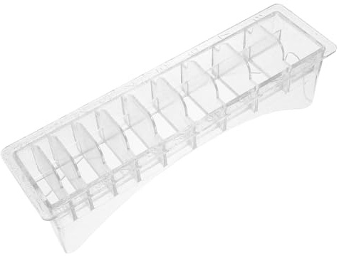 KAILIKETIY 10gitter Kamm Aufbewahrungsbox Für Haar Clipper Und Clipper Halterung Organizer Comb Storage Box Für Friseurscheren Und Führungskämme