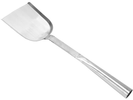 VALICLUD Pelle à Cendres Charbon Bbq Pratique Acier Chromé Spatule Multifonction pour Cuisine et Barbecue et Usage Domestique et