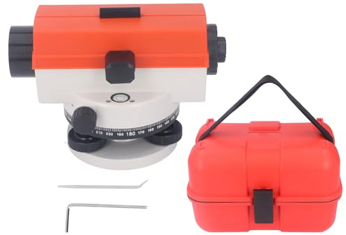 Gearwell Auto Niveau, 32x d'outils de niveau optique, Instrument d'arpentage automatique pour la mesure du transport, compteur de niveau automatique optique pour l'étude de la